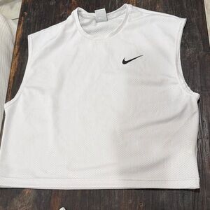 Nike UO Exclusive crop swim shirt
